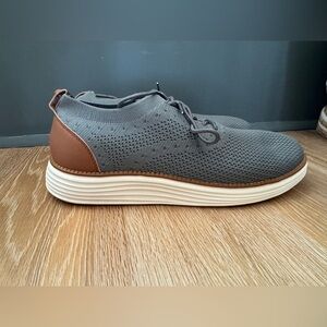 Gray and Brown Men's Vilocy Sneakers